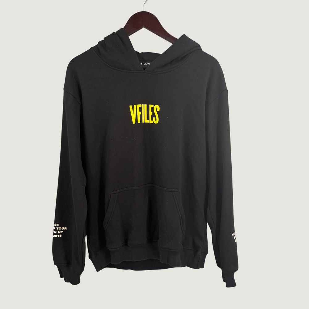 Justin Bieber Purpose Tour VFILES Hoodie Large Black Brooklyn 2016 Size Large